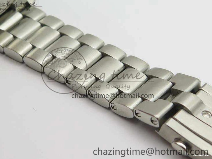 0511 Planet Ocean Master Chrono SS OM 1:1 Best Edition Black Dial On SS Bracelet A9900 V Fashionable 8113